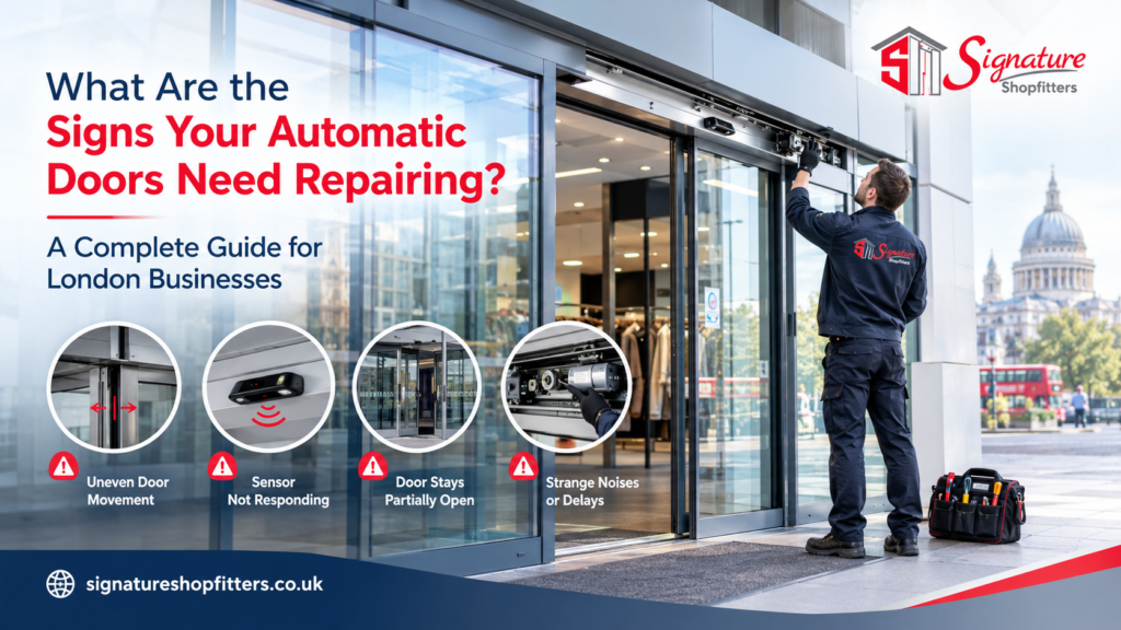 Signs Your Automatic Doors Need Repairing